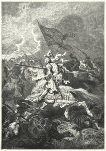 Schlacht von Fornovo, Italien von Alphonse Marie de (after) Neuville
