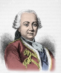 Porträt von Etienne Francois de Choiseul (Gravur) von Alphonse Marie de Neuville