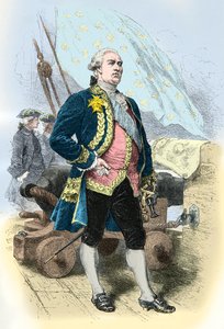 Porträt von Pierre André de Suffren, genannt der Bailli de Suffren