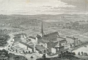 Ansicht der Abtei Port Royal (Gravur)