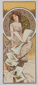 Champenois Kalender, ca. 1897 von Alphonse Mucha