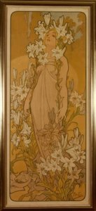 Die Lilie von Alphonse Mucha