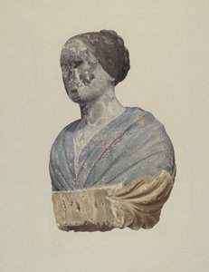 Galionsfigur von der Schoner "Polly"