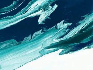 Abstrakte Ozeanwellen