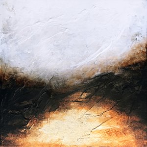 Dramatischer Himmel warmer Glanz