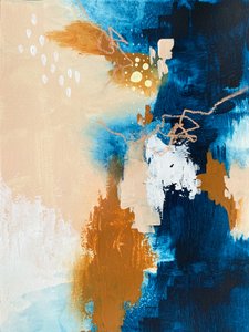 Dynamisches Blau Gold