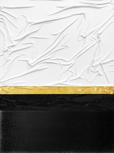 Elegantes Gold-Schwarz-Weiß