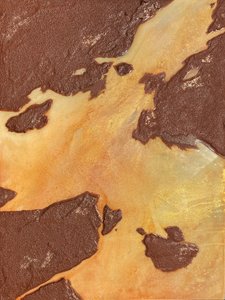 Flüssige Goldlandschaft