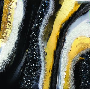 Luxus Schwarz-Gold Schimmer