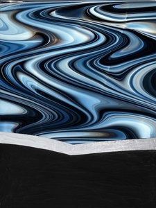 Wirbelnder Blauer Horizont von Alyson Storms