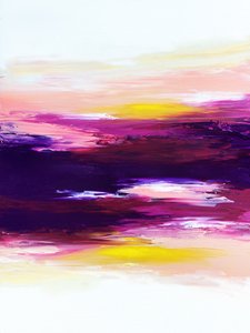 Lebendiger Sonnenuntergang Abstrakt