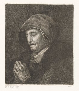 Betende alte Frau (Rembrandts Mutter)