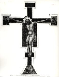 Die Kreuzigung von Ambrogio Bondone (school of) Giotto