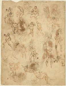 Studien von Figuren (verso) von Ambrogio Figino