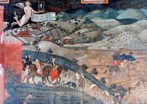 Die Auswirkungen guter Regierung auf dem Land (Detail)