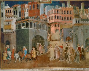 Die Segnungen der guten Regierung von Ambrogio Lorenzetti