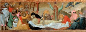 Die Pietà (Predella des Polyptychons)