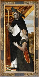Heiliger Petrus und ein kniender Spender