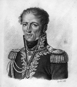 Antoine, Graf Drouot, französischer General (1774-1847) - in "Portraits des généraux français en suite les victoires et conquêtes des Français". Graviert von Ambroise Tardieu im Jahr 1818. Stella Sammlung. von Ambroise Tardieu