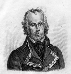 Le Général Jean Nicolas Houchard (1740-1793) - in „Portraits der französischen Generäle nach den Siegen und Eroberungen der Franzosen“. Graviert von Ambroise Tardieu 1818. Stella Sammlung von Ambroise Tardieu