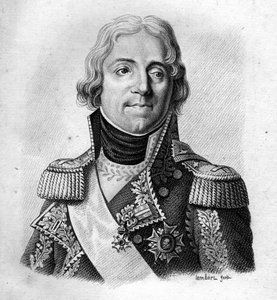 Pierre Riel, Graf, dann Marquis de Beurnonville, Marschall von Frankreich (1752-1821) - in „Portraits des généraux français en suite les victoires et conquêtes des Français“. Graviert von Ambroise Tardieu im Jahr 1818. Stella-Sammlung. von Ambroise Tardieu