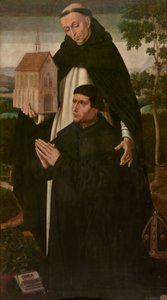 Santo Tomás und ein Spender von Ambrosius Benson