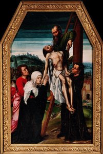 Die Kreuzabnahme, 1528 von Ambrosius Benson