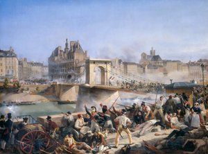 Angriff auf das Hôtel de Ville und Kampf auf der Pont d