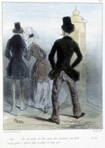 Karikatur - in „Madeleines“ von Cham, ca. 1870-1880 von Amédée de Noé