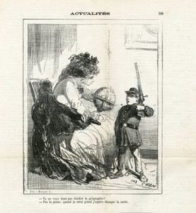 Illustration von Cham (1819-1879) in Le Charivari