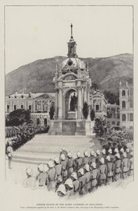 Jubiläumsstatue der Königin in Hongkong enthüllt von Amedee Forestier