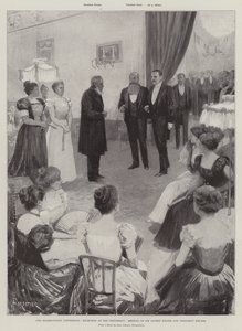Die Bloemfontein-Konferenz, Empfang im Präsidium, Treffen von Sir Alfred Milner und Präsident Kruger