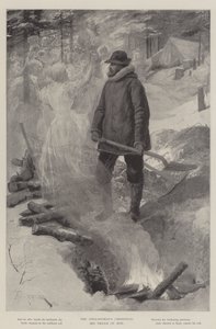 Das Weihnachtsfest des Goldsuchers, Sein Traum von ihr von Amedee Forestier
