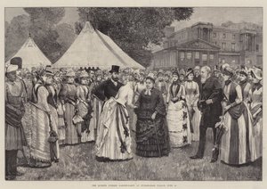 Der Gartenempfang der Königin zum Jubiläum im Buckingham Palace, 29. Juni