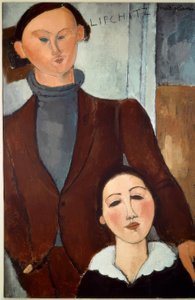 Jacques Lipchitz und seine Frau