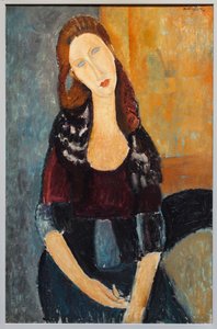 Jeanne Hébuterne mit Hut von Amedeo Modigliani