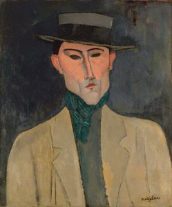 Mann mit Hut von Amedeo Modigliani