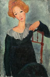 Frau mit roten Haaren