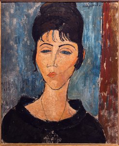 Junge Frau mit Anhänger (Porträt von Béatrice Hastings)