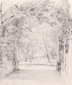 Blick vom Eingang zu Bromley, ca. 1810 von Amelia Long