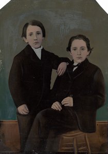 Porträt von zwei Jungen