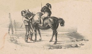 Jünglinge und ein Pferd von American 19th Century