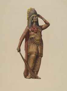 Zigarrenladen-Indianer
