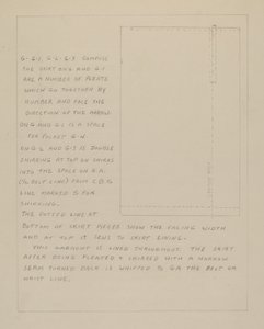 Beschreibung eines Kleides von American 20th Century