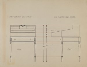 Schreibtisch von American 20th Century