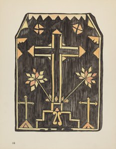 Tafel 46: Stroh-Applikationsdesign: Aus dem Portfolio "Spanische Kolonialdesigns von New Mexico" von American 20th Century