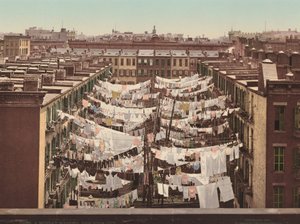 Eine Montagswäsche, New York City