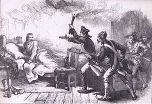 Verhaftung von General Westcott, Illustration aus Cassells Geschichte der Vereinigten Staaten, veröffentlicht von Cassell, Petter & Galpin, ca. 1900 (Litho) von American English school