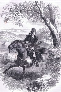 Flucht von Benedict Arnold, Illustration aus Cassells Geschichte der Vereinigten Staaten, veröffentlicht von Cassell, Petter & Galpin, ca. 1900