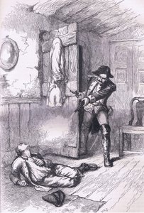 Fannings Gräueltat: Mord an einem amerikanischen Pflanzer, Illustration aus Cassells Geschichte der Vereinigten Staaten, veröffentlicht von Cassell, Petter & Galpin, ca. 1900 (Litho) von American English school